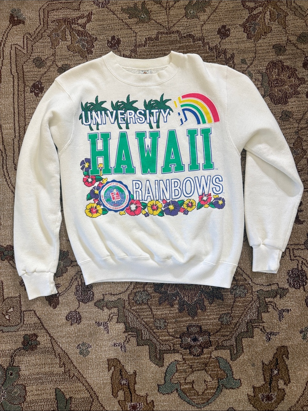 Vintage University of Hawaii Rainbows sweatshirt galt sand made in USA
